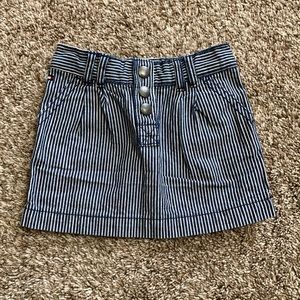 Tommy Hilfiger striped jean skirt